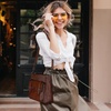 image:imageIswee Soft Leather Crossbody Bags for Women Shoulder Handbags Multi PocketsPink