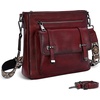 image:imageIswee Soft Leather Crossbody Bags for Women Shoulder Handbags Multi PocketsWine