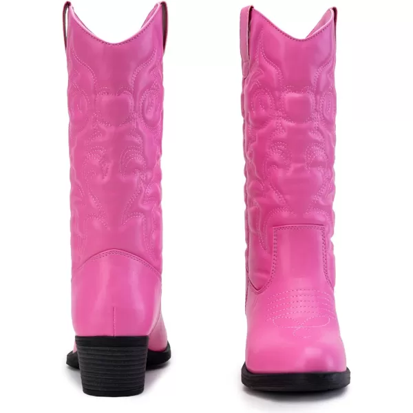 Vepose Womens 9801 Cowboy Knee High Cowgirl Boots for WomenVintage Cowboy9801pink