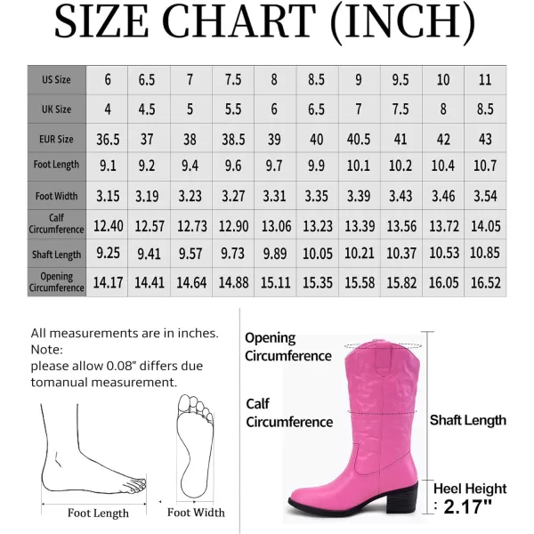 Vepose Womens 9801 Cowboy Knee High Cowgirl Boots for WomenVintage Cowboy9801pink