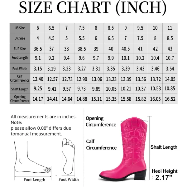 Vepose Womens 9801 Cowboy Knee High Cowgirl Boots for WomenVintage Cowboy9801rose Pink