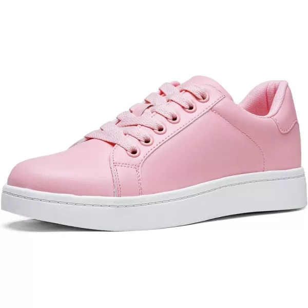 Vepose Womens 8003 Fashion Lace Up Comfortable Casual Tennis SneakersAsneakers 8003pink