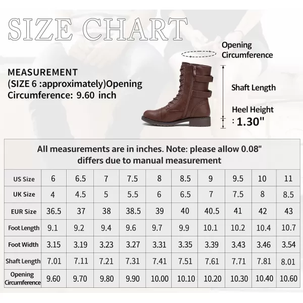 Vepose Womens 928 Military Combat Boots Mid Calf Bootswith Card Knife Wallet PocketHigh Combat929cognac