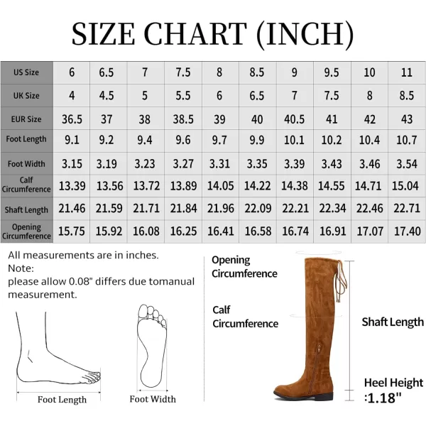 Vepose Womens 998 Suede Over the Knee High Boots Low Flat Heel Thigh High Boots for WomenKnee High998khaki