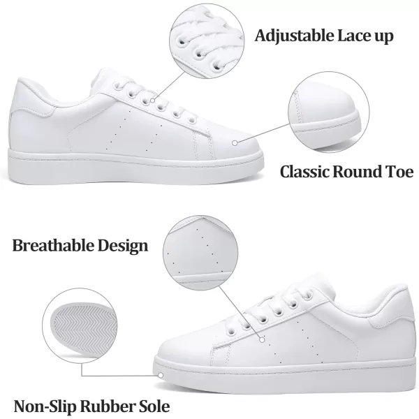 Vepose Womens Fashion Sneakers Casual Shoes Comfortable Dress Sneaker 20A8002white