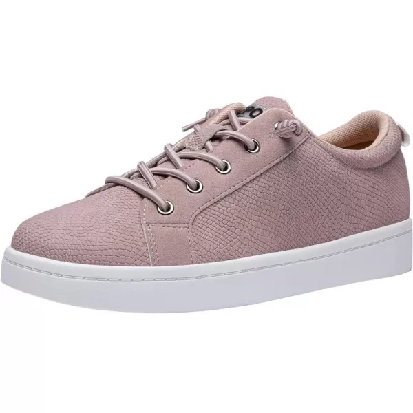 Vepose Womens 8003 Fashion Lace Up Comfortable Casual Tennis SneakersDfashion 8005greyTaupe Embossed