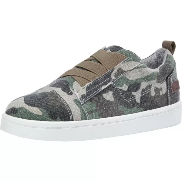 Vepose Womens 8006 Fashion Sneakers Walking Comfortable Shoes Slip on Casual SneakerComfy Sneakers8006camo