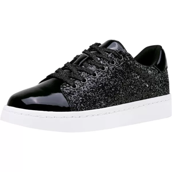 Vepose Womens Fashion Sneakers Casual Shoes Comfortable Dress Sneaker 20Sneakers Bling8002gblack Glitter