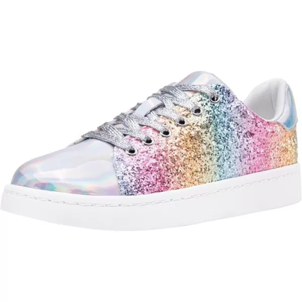 Vepose Womens Fashion Sneakers Casual Shoes Comfortable Dress Sneaker 20Sneakers Bling8002grainbow