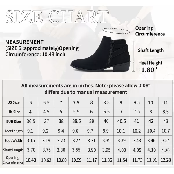 Vepose Womens Ankle Boots Low Heels Chunky Cutout BootiesPerforated Western ShoesElegant911black Nubuck