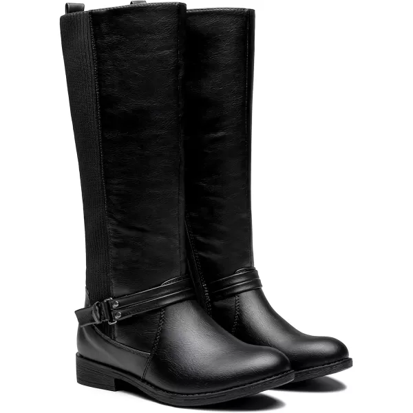 Vepose Womens 955 Comfort Tall Knitted Riding Knee High BootsKnitting Boots955black