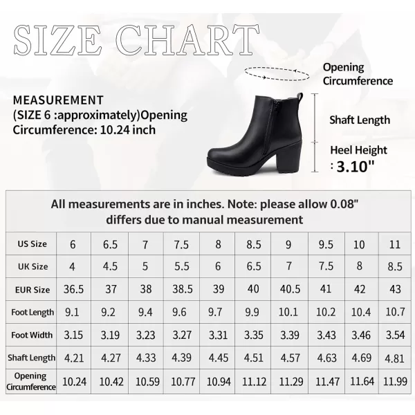 Vepose Womens 999 Fashion Platform Chunky Low Heel Chelsea Boots Ankle BootiesClassic999black