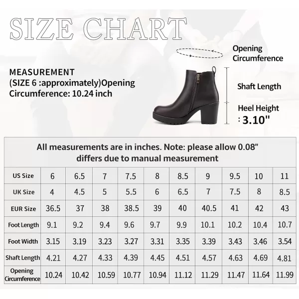 Vepose Womens 999 Fashion Platform Chunky Low Heel Chelsea Boots Ankle BootiesClassic999dark Brown