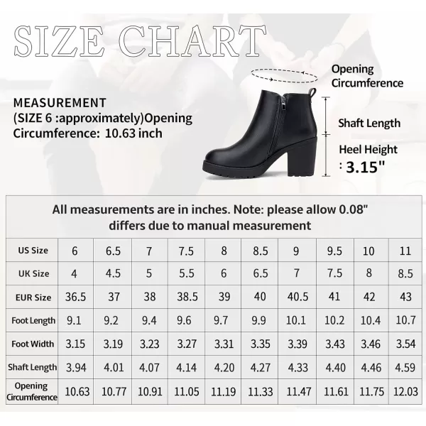 Vepose Womens 999 Fashion Platform Chunky Low Heel Chelsea Boots Ankle BootiesZipper9018black