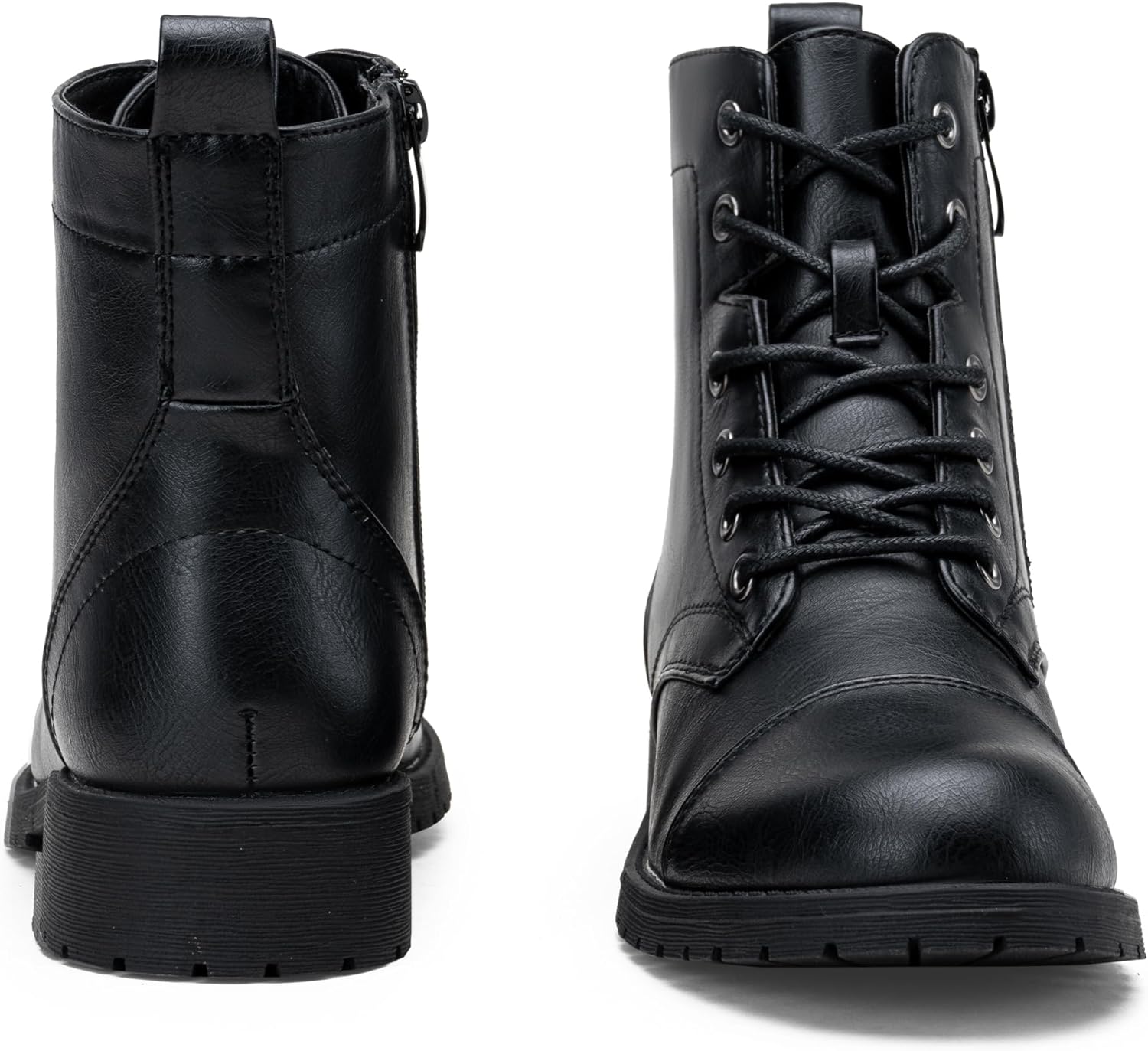thumbnail image 2 of Milwaukee Leather Women's Bruiser Premium Black Leather Lace-Up Fashio – Hot Leathers 2 of 13