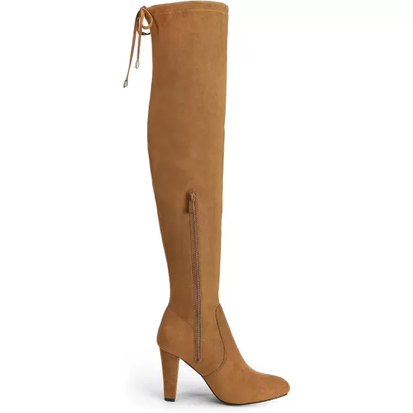 Vepose Womens 994 Fashion Suede High Chunky Heel Over The Knee High Boots with ZipperKnee High994camel