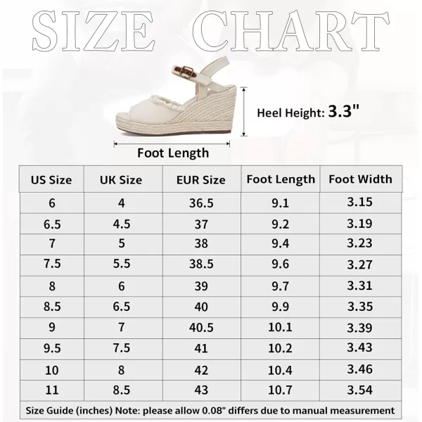 Vepose Womens 80 Espadrilles Wedge Sandals  Peep Toe High Heel Platform SandalsAnkle BuckleHigh Wedge880beige