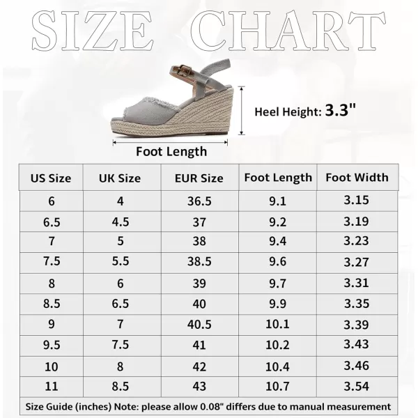 Vepose Womens 80 Espadrilles Wedge Sandals  Peep Toe High Heel Platform SandalsAnkle BuckleHigh Wedge880grey