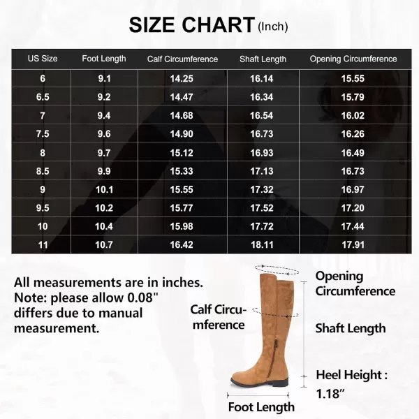 Vepose Womens 9662 Knee High Boots Casual Tall Riding Boots Low Flat Heel Comfortable and Inner ZipperKnee High Boots9662camel