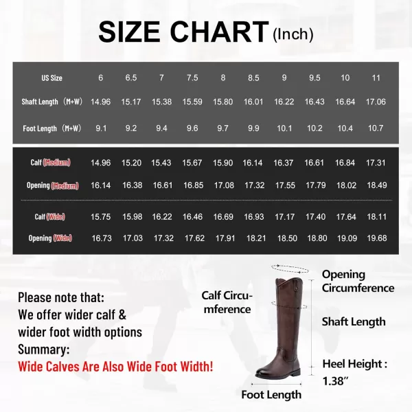 imageVepose Womens Knee High Boots 956 Wide Calf Zipper Tall Fashion BootsTall956coffee