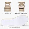 imageVepose Womens 400A Platform Wedge Sandals Summer Espadrilles Sandals with Ankle StrapEspadrilles400anude Nubuck