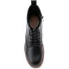 imageVepose Womens 962223 Fashion Classic Lace Up Combat Boots Ankle BootiesBlack Puclassic Boots9623
