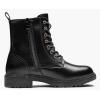 imageVepose Womens 962223 Fashion Classic Lace Up Combat Boots Ankle BootiesBlack Pufashion Boots9622