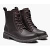 imageVepose Womens 962223 Fashion Classic Lace Up Combat Boots Ankle BootiesBrownclassic Boots9623
