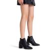 imageVepose Womens 9631 Chunky Heel Ankle Boots Pointed Toe Block Heeled Booties with Side ZipperChunky Chelsea9631black