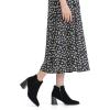 imageVepose Womens 9631 Chunky Heel Ankle Boots Pointed Toe Block Heeled Booties with Side ZipperChunky Chelsea9631black Nubuck