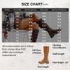 imageVepose Womens 9658 Knee High Boots Low Heel Platform Tall Boots with Side Zipper for LadiesPlatform Boots9658camel