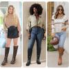 imageVepose Womens 9658 Knee High Boots Low Heel Platform Tall Boots with Side Zipper for LadiesPlatform Boots9658coffee