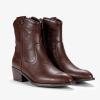 imageVepose Womens 9816 Cowboy Boots Ankle Western Short Cowgirl Embroidered Round Toe Low Heel Booties with Side ZipperBwestern Cowboy Boots9816whisky