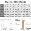 imageVepose Womens 998 Suede Over The Knee High Boots Low Flat Heel Thigh High Boots for WomenKnee High998sand