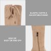 imageVepose Womens 998 Suede Over The Knee High Boots Low Flat Heel Thigh High Boots for WomenKnee High998sand