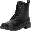 imageVepose Womens 962223 Fashion Classic Lace Up Combat Boots Ankle BootiesBlackclassic Boots9623