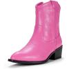 Western Cowboy Boots-9816-pink