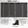 imageVepose Womens 916  Ankle Boots  Combat Boots  Laceup Booties with Inside ZipperLeather916lblack
