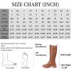 imageVepose Womens 953 Lace Platform Combat Knee High Boots with Comfort Chunky HeelPlatform953brownpu