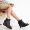 imageVepose Womens 9679 Wedge Ankle Boots Classic Ankle Wedge Booties with Side Zipper for LadyWedge Chelsea9678 Brown