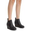 imageVepose Womens 9679 Wedge Ankle Boots Classic Ankle Wedge Booties with Side Zipper for LadyWedge Chelsea9678 Brown