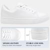 imageVepose White Casual Walking Sneakers for Women Fashion Comfortable Slip On Low Top 8013 ShoesCasual8012awhite