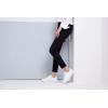 imageVepose Womens 8012 Lace Up Classic Fashion Sneakers Comfortable Cute ShoesCasual Sneakers8015all White