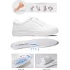 imageVepose Womens 8012 Lace Up Classic Fashion Sneakers Comfortable Cute ShoesCasual Sneakers8015all White