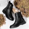 imageVepose Womens Combat Ankle Black Flat Boots Military Fashion 925 Booties Inner ZipperZipper Combat925black Pu