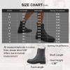imageVepose Womens Combat Ankle Black Flat Boots Military Fashion 925 Booties Inner ZipperZipper Combat925grey