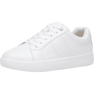 imageVepose White Casual Walking Sneakers for Women Fashion Comfortable Slip On Low Top 8013 ShoesCasual8013white