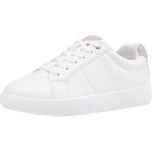 imageVepose White Casual Walking Sneakers for Women Fashion Comfortable Slip On Low Top 8013 ShoesCasual8013white Beige
