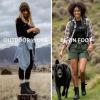 imageVepose Womens 928 Combat Boots Low Heel Mid Calf Military Boots with Card Knife Wallet PocketAmilitary928black