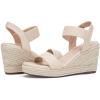 imageVepose Womens Wedge Sandals Platform Espadrilles Sandals Elasitc Ankle Strap Open Toe 881 Sandals with 35quot Inchs High Heel Summer ShoesWedge881nudepu
